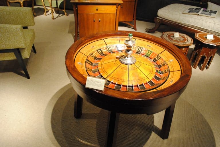 Oude roulette wiel